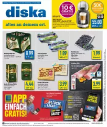 Gazetka promocyjna Diska - Prospekte - Gazetka - ważna od 17.12 do 17.12.2022 - strona 3 - produkty: aktionspreis, angebot, angebote, arla, Becher, beere, beeren, bier, deka, dolce gusto, eis, ferrero, filet, heidelbeere, heidelbeeren, jacobs, jacobs krönung, kaffee, kaffeespezialitäten, krups, nescafe, nuss, reis, Schal, Schale, schwein, schweine, Spezi, Ti, wein, weine, ZTE