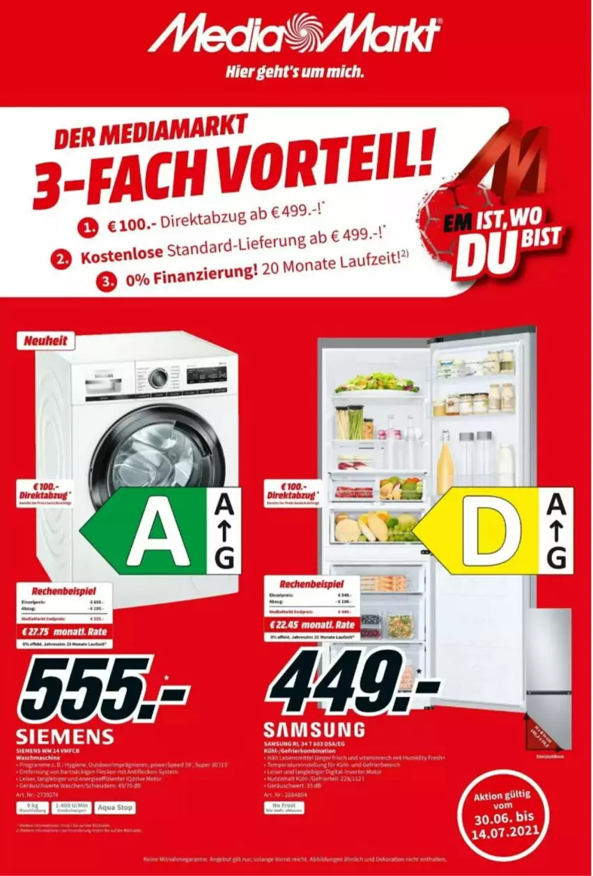 Aktueller Prospekt Media Markt - Prospekte - von 30.06 bis 14.07.2021 - strona 1