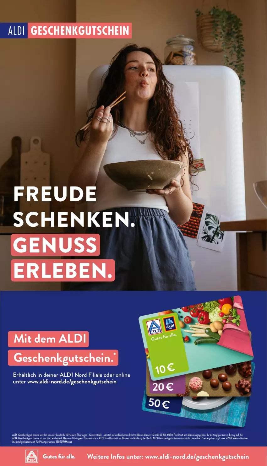 Aktueller Prospekt Aldi Nord - Von Montag - von 30.09 bis 05.10.2024 - strona 44 - produkty: aldi, Bank, eis, erde, gutschein, gutscheine, LG, ndk, nuss, reis, ring