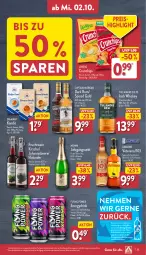 Gazetka promocyjna Aldi Nord - Von Montag - Gazetka - ważna od 05.10 do 05.10.2024 - strona 35 - produkty: beere, beutel, Cap, captain morgan, chips, crunchips, drink, eis, elle, flasche, frucht, getränk, getränke, gin, holunder, irish whiskey, jahrgangssekt, johannisbeere, kirsch, kirsche, lorenz, lorenz crunchips, mumm, osborne, reis, rum, sekt, teller, Ti, tullamore, veterano, wein, whiskey, ZTE