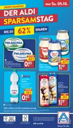 Gazetka promocyjna Aldi Nord - Von Montag - Gazetka - ważna od 05.10 do 05.10.2024 - strona 42 - produkty: aldi, Alwa, auto, biscotto, creme, elle, frischkäse, frischkäsezubereitung, gerolsteine, gerolsteiner, gin, Käse, magazin, mineralwasser, miracel, miracel whip, natürliches mineralwasser, papier, philadelphia, salat, salatcreme, schoko, steiner, telefon, teller, Ti, Waffelröllchen, wasser, Yo, ZTE