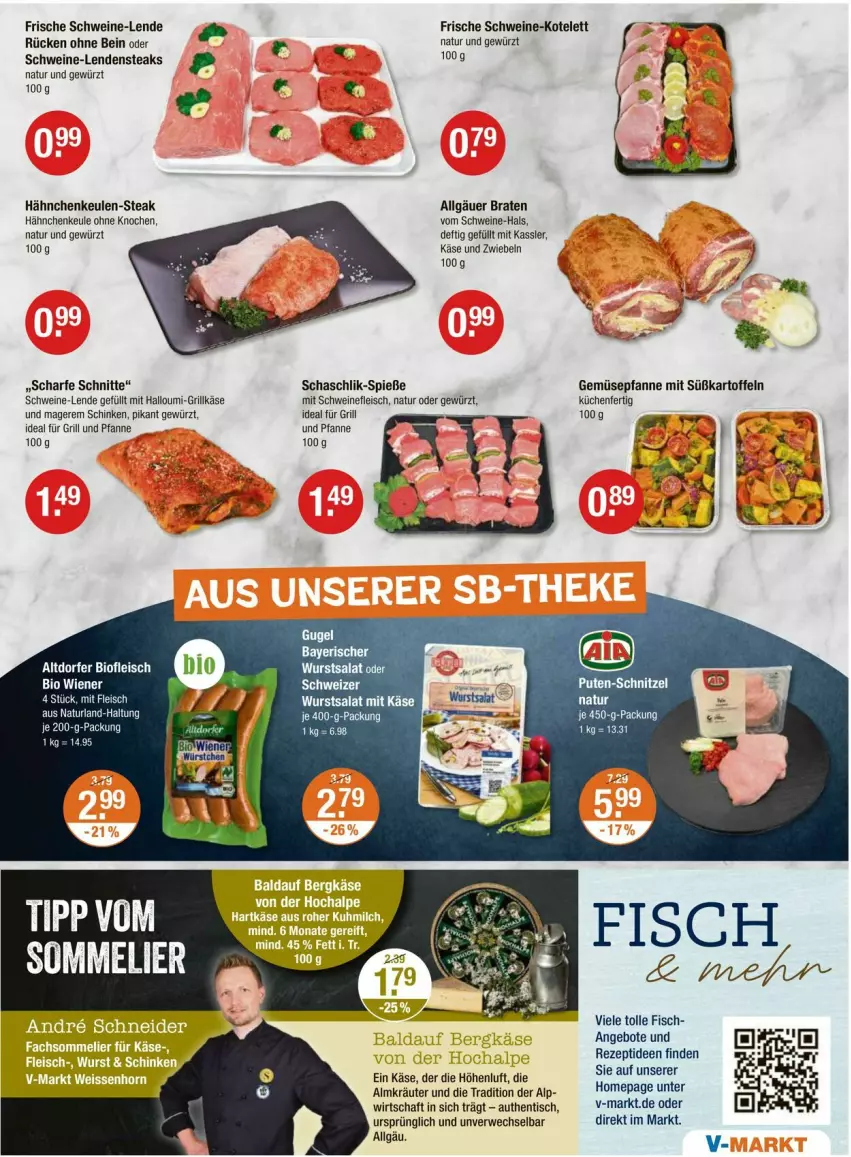 Aktueller Prospekt Vmarkt - Prospekte - von 25.09 bis 01.10.2025 - strona 3 - produkty: angebot, angebote, braten, eis, fisch, fleisch, für grill und pfanne, gewürz, grill, grill und pfanne, Grillkäse, Halloumi, ideal für grill, ideal für grill und pfanne, kartoffel, kartoffeln, Käse, kotelett, kräuter, küche, Küchen, LG, natur, naturland, Omep, pfanne, rezept, rwe, salat, schinken, schwein, schweine, schweinefleisch, steak, steaks, Süßkartoffeln, Ti, tisch, und pfanne, wein, weine, wurst, zwiebel, zwiebeln