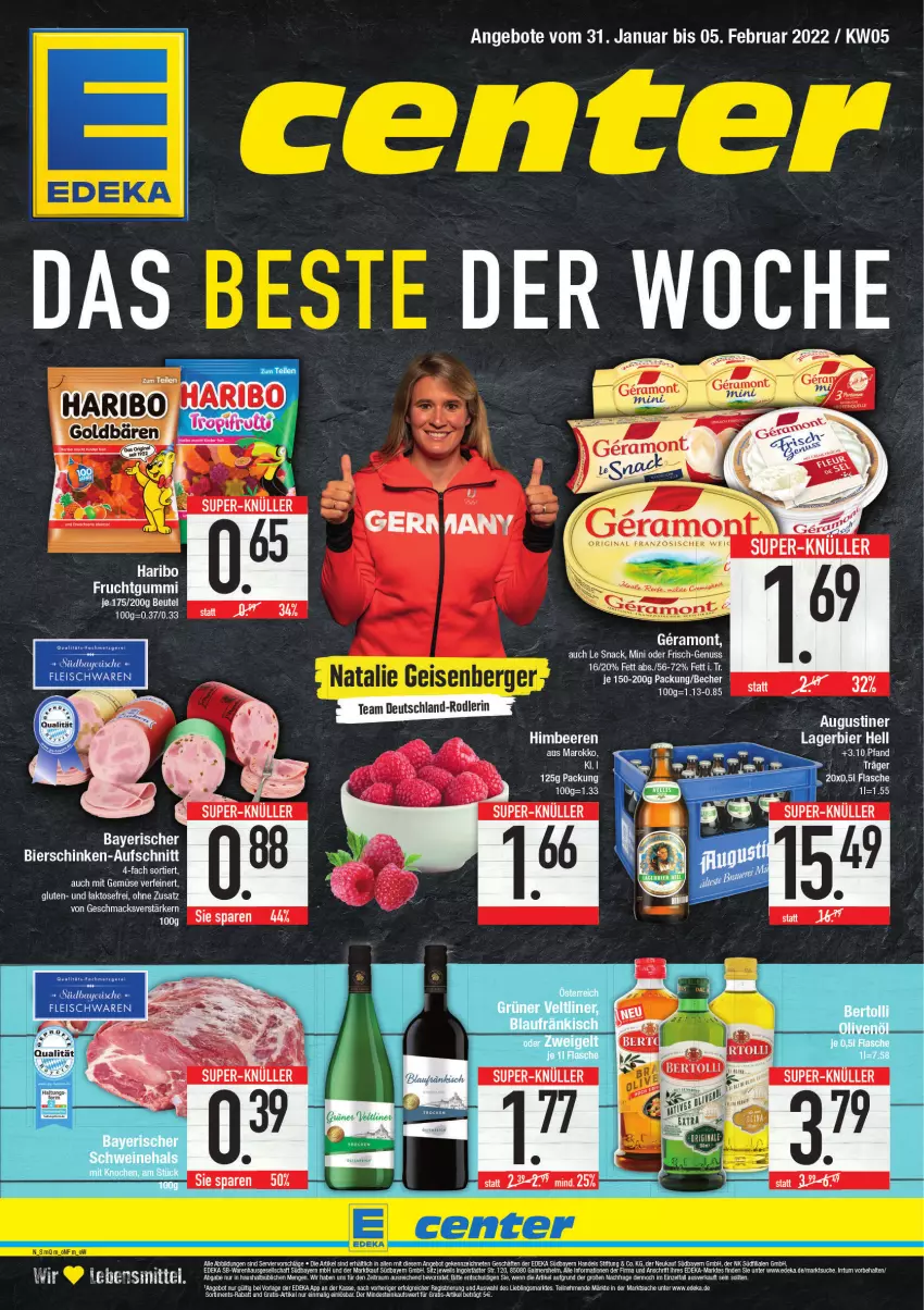 Aktueller Prospekt E Center - Angebote der Woche - von 31.01 bis 05.02.2022 - strona 1 - produkty: Berger, eis, Ti