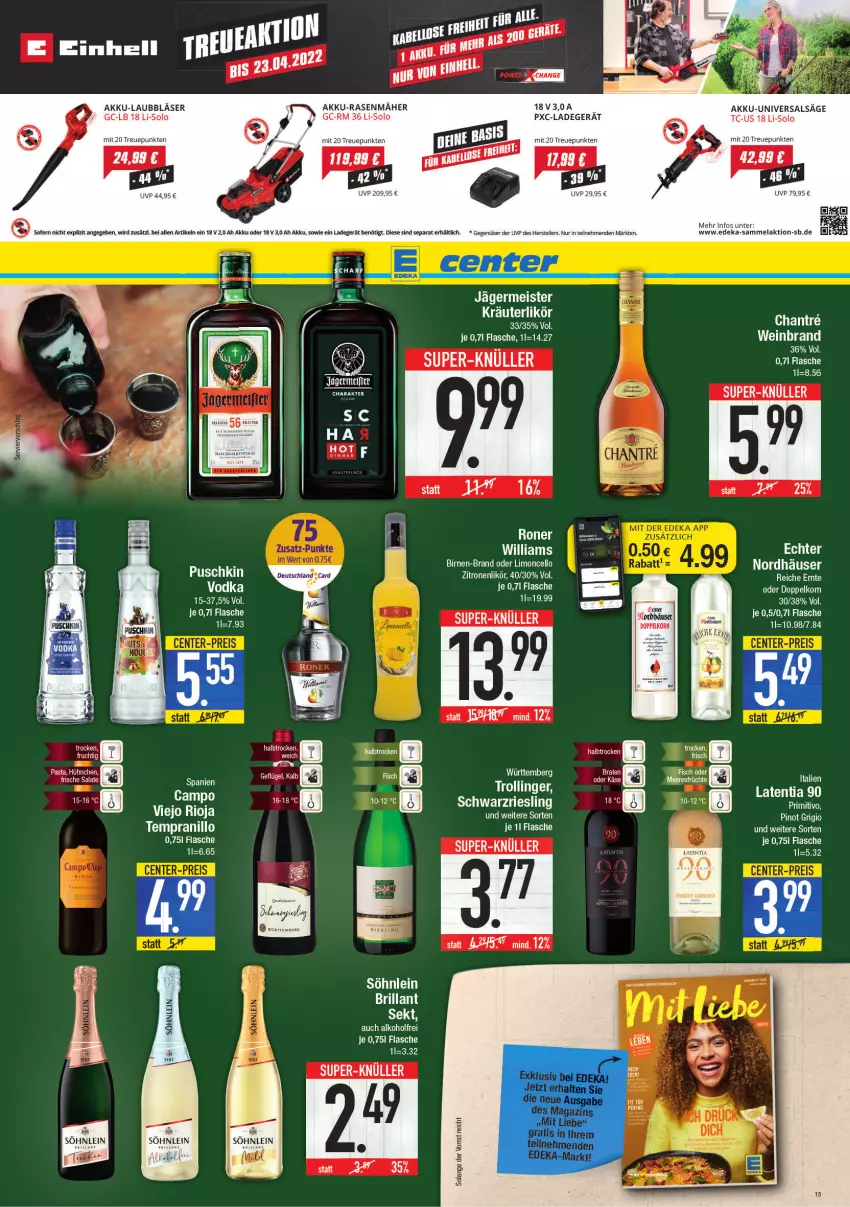 Aktueller Prospekt E Center - Angebote der Woche - von 31.01 bis 05.02.2022 - strona 15 - produkty: Ti, vodka