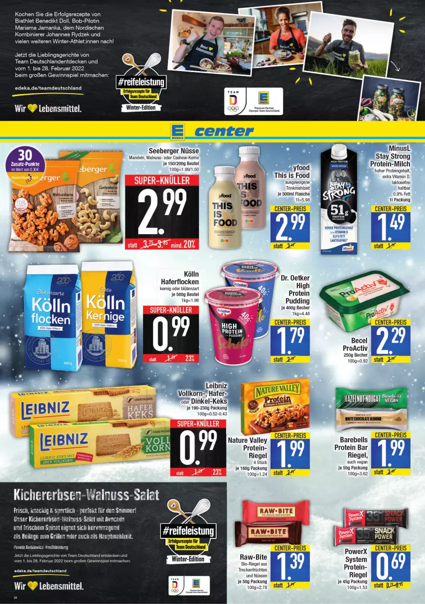 Aktueller Prospekt E Center - Angebote der Woche - von 31.01 bis 05.02.2022 - strona 4 - produkty: avocado, eis, erbsen, grill, ilag, kichererbsen, nuss, salat, spinat, Sport, Ti, walnuss