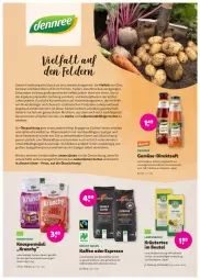Gazetka promocyjna Denns Biomarkt - Prospekte - Gazetka - ważna od 25.10 do 25.10.2022 - strona 9 - produkty: auer, Bau, beutel, bohne, bohnen, dennree, direktsaft, dünger, eis, elle, ente, erde, espresso, Holz, kaffee, Knuspermüsli, kräuter, LG, mac, milch, müsli, nuss, obst, oder espresso, pflanze, pflanzen, Rauch, rum, saft, säfte, tee, Ti, tisch, ZTE
