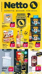 Gazetka promocyjna Netto - Woche 24 - Gazetka - ważna od 15.06 do 15.06.2024 - strona 1 - produkty: angebot, angebote, Bau, baumwolle, bett, bettwäsche, bratwurst, coppenrath, duplo, eis, elle, Goldstücke, hanuta, hasseröder, Kinder, kinder riegel, Mexx, morellen, pils, premium pils, reis, rel, riegel, rostbratwurst, schattenmorellen, schlafzimmer, Ti, wein, Weißwein, wolle, wurst, zucker