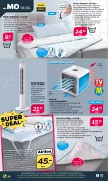 Gazetka promocyjna Netto - Woche 24 - Gazetka - ważna od 15.06 do 15.06.2024 - strona 24 - produkty: auer, bett, eis, Kinder, Kinderzimmer, kissen, kopfkissen, matratze, matratzen, matratzenauflage, standventilator, steppbett, Ti, timer, überhitzungsschutz, ventilator, wasser, ZTE
