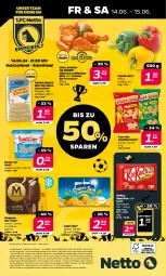 Gazetka promocyjna Netto - Woche 24 - Gazetka - ważna od 15.06 do 15.06.2024 - strona 32 - produkty: alle artikel ohne dekoration, angebot, Bau, beutel, Cap, capri-sun, coupon, dekoration, eis, elle, Geflügel, grill, grillplatte, kitkat, KnabberSnack, kräuter, latte, lion, magnum, oder kräuter, paprika, paprika mix, pom-bär, reis, schott, schwein, senf, smarties, snack, Ti, uhr, wein, würstchen