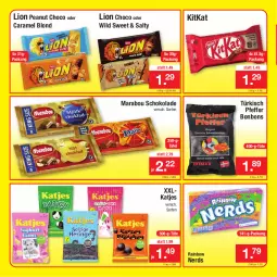 Gazetka promocyjna Zimmermann - Prospekte - Gazetka - ważna od 18.12 do 18.12.2021 - strona 10 - produkty: bonbons, caramel, katjes, kitkat, lion, Marabou, pfeffer, schoko, schokolade, Tüte, Wild
