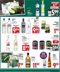 Gazetka promocyjna Edeka - Prospekte - Gazetka - ważna od 19.10 do 19.10.2024 - strona 14 - produkty: alkohol, deka, espresso, flasche, getränk, gin, gordon, gordon's, irish whiskey, jack daniel, jack daniel's, kilbeggan, kräuter, kräuterlikör, likör, ouzo, ouzo 12, Three Sixty, Ti, underberg, whiskey