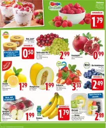 Gazetka promocyjna Edeka - Prospekte - Gazetka - ważna od 19.10 do 19.10.2024 - strona 4 - produkty: ananas, apfel, beere, beeren, eis, Elan, erdbeere, erdbeeren, frucht, grana, granatapfel, heidelbeere, heidelbeeren, honig, honigmelone, kiwi, melone, Rana, reis, Schal, Schale, snack, Strudel, tafeläpfel, tafeltrauben, Ti, trauben, zitrone, zitronen