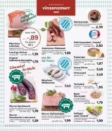 Gazetka promocyjna Aez - Prospekte - Gazetka - ważna od 24.02 do 24.02.2024 - strona 5 - produkty: ananas, auer, Bau, Bauer, brie, burger, camembert, champignon, champignons, cocktail, cocktails, dell, eis, elle, französischer weichkäse, gin, grüne oliven, hähnchenbrust, hartkäse, Hausmacher, Heu, heumilch, hofgut, kabanos, Käse, leberkäs, leberwurst, mac, mandel, mandeln, marinade, milch, mortadella, natur, olive, oliven, Rauch, regensburger, reis, rind, ring, saft, saftschinken, salat, sauce, schinken, schnittkäse, schwein, schweine, Speck, Spezi, Ti, torte, weichkäse, wein, weine, wiener, wurst, ZTE, zwiebel, zwiebeln