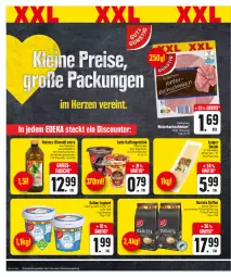 Gazetka promocyjna E Center - Angebote der Woche - Gazetka - ważna od 07.10 do 07.10.2023 - strona 22 - produkty: ACC, Becher, bohne, chia, deka, discount, eis, espresso, flasche, getränk, gouda, hinterkochschinken, joghur, joghurt, joghurt nach, kaffee, kochschinken, latte, mac, macchiato, natives olivenöl, oder espresso, olive, oliven, olivenöl, olivenöl extra, preisvorteil, reis, sahne, schinken, Ti, trommel