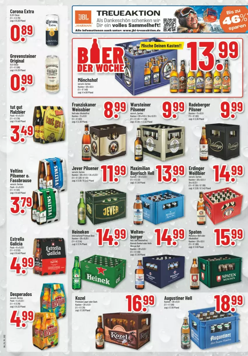 Aktueller Prospekt Trinkgut - Prospekte - von 02.02 bis 08.02.2025 - strona 2 - produkty: alpro, Berger, bier, brause, burger, corona, corona extra, eis, erdinger, fassbrause, franziskaner, gin, grevensteiner, Hefe, heineken, jbl, jever, jever pilsener, malz, mönchshof, pils, pilsener, pilsner, radeberger, rel, Spaten, steiner, Ti, veltins, veltins pilsener, warsteiner, weissbier