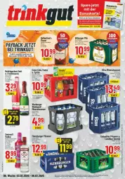 Gazetka promocyjna Trinkgut - Prospekte - Gazetka - ważna od 08.02 do 08.02.2025 - strona 1 - produkty: Alwa, angebot, ball, Ballantine's, bier, bitburger, bitburger pils, blended scotch, blended scotch whisky, burger, coca-cola, cola, ecco, eis, fanta, flasche, flensburger, frucht, fruchtsecco, mango, mineralwasser, payback, pils, pilsener, premium vodka, raspberry, reis, rind, rotkäppchen, salami, scotch, scotch whisky, sekt, Spezi, sprite, tee, Ti, vilsa, vodka, wasser, whisky, ZTE