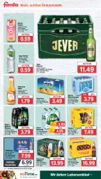 Gazetka promocyjna Famila - Prospekte - Gazetka - ważna od 10.02 do 10.02.2024 - strona 24 - produkty: Alwa, aqua, bier, Cap, capri-sun, coca-cola, cola, eis, eistee, elle, flasche, glasflasche, jever, jever pilsener, lebensmittel, mineralwasser, natur, oettinger, pils, pilsener, Rauch, reis, rel, säfte, sinalco, tee, Ti, valensina, volvic, wasser, ZTE