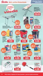 Gazetka promocyjna Famila - Prospekte - Gazetka - ważna od 10.02 do 10.02.2024 - strona 28 - produkty: angebot, angebote, bügel, Bügeleisen, bügeltisch, decke, eimer, eis, elle, fenster, kleid, kleider, kleiderbügel, Kugel, leine, mikrofaser, rama, reifen, Reinigung, reis, ring, Spülen, teller, Ti, tisch, Trockner, tuc, wäschetrockner, weck, Wischmopp