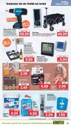 Gazetka promocyjna Famila - Prospekte - Gazetka - ważna od 10.02 do 10.02.2024 - strona 35 - produkty: akku, akkuschrauber, Anfeuerholz, anzünder, asti, auto, bollerwagen, briketts, buch, chips, decke, eimer, eis, Eiskratzer, elle, fenster, Feueranzünder, Gewächshaus, grill, Grillkohle, handschuhe, Hobby, Holz, Kamin, ladegerät, leine, möbel, reis, salz, schuhe, sim, teller, Ti, tisch, usb, Wetterstation, wolle, ZTE