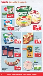 Gazetka promocyjna Famila - Prospekte - Gazetka - ważna od 10.02 do 10.02.2024 - strona 8 - produkty: beutel, bio, bresso, brustfilet, eis, exquisa, exquisa frischkäse, feta, filet, fleisch, fleischwurst, frischkäse, galbani, géramont, hähnchenbrust, hähnchenbrustfilet, herta, Käse, mozzarella, Ofen, Ofenkäse, pfanne, pfannen, reis, rel, rouge, rougette, salami, snack, Ti, weichkäse, wiltmann, wurst, ZTE