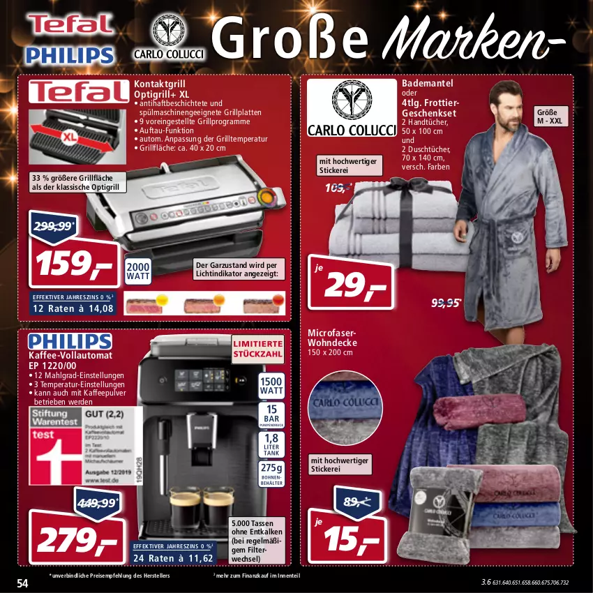 Aktueller Prospekt Real - Real Handzettel - von 20.12 bis 25.12.2021 - strona 54 - produkty: auto, Bad, Bademantel, decke, eis, elle, ente, erde, geschenkset, grill, grillfläche, grillplatte, handtücher, kaffee, kontaktgrill, latte, LG, Mantel, reis, rwe, spülmaschinen, tasse, teller, Ti, tücher