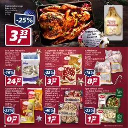 Gazetka promocyjna Real - Real Handzettel - Gazetka - ważna od 25.12 do 25.12.2021 - strona 14 - produkty: backofen, beutel, braten, brötchen, coppenrath, eis, elsässer art, flammkuchen, frischkäse, gin, Goldstücke, iglo, Käse, korn, kuchen, lamm, mandel, mehrkornbrötchen, Meister, Ofen, original wagner, pizza, pute, rahm-gemüse, reis, rezept, rezepte, salami, steinofen, Ti, torte, wagner