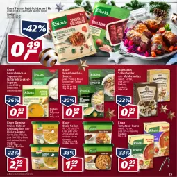 Gazetka promocyjna Real - Real Handzettel - Gazetka - ważna od 25.12 do 25.12.2021 - strona 15 - produkty: beutel, Brühe, eis, feinschmecker, fleisch, Gemüsebrühe, hühner, knorr, knorr fix, kraft, mehl, mondamin, reis, sauce, saucen, Soße, suppe, suppen, tomato al gusto