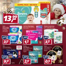 Gazetka promocyjna Real - Real Handzettel - Gazetka - ważna od 25.12 do 25.12.2021 - strona 28 - produkty: baby-dry, carefree, eis, felix, feuchttücher, küche, Küchen, küchenrolle, küchenrollen, Nassnahrung, pampers, Pants, purina, reis, Schal, Schale, slip, slipeinlagen, Trockennahrung, tücher, windeln, windeln oder pants, zewa