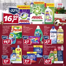 Gazetka promocyjna Real - Real Handzettel - Gazetka - ważna od 25.12 do 25.12.2021 - strona 29 - produkty: allzweckreiniger, ariel, ariel waschmittel, eis, fairy, Finish, flasche, geschirr, geschirrspülmittel, lenor, lenor weichspüler, Meister, meister proper, persil, persil waschmittel, Pods, reiniger, reis, spee, spülmaschinen, spülmittel, Ti, waschmittel, weck, weichspüler