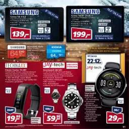 Gazetka promocyjna Real - Real Handzettel - Gazetka - ważna od 25.12 do 25.12.2021 - strona 51 - produkty: adapter, Adventskalender, Armband, auer, edelstahl, eis, elle, ente, Fitness-Tracker, kamera, Kameras, messer, microsd, microsdxc, ndk, quad, quad-core-prozessor, Rauch, reis, smartwatch, Sport, teller, Ti, wasser