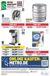 Gazetka promocyjna Metro - GastroJournal - Gazetka - ważna od 24.07 do 24.07.2024 - strona 36 - produkty: abholpreise, angebot, angebote, aqua, auer, bier, Dorade, dorade royal, eis, fisch, fischtheke, getränk, getränke, ilag, isolierkanne, kaffee, kaffeemaschine, küche, Küchen, küchentücher, Metro, Palette, Rauch, reis, rwe, Ti, tücher, zewa