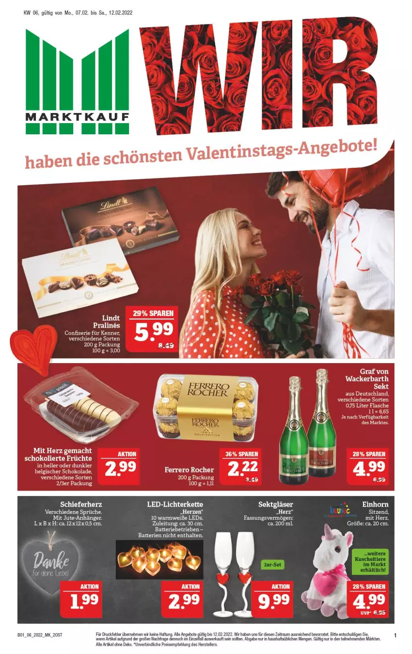 Aktueller Prospekt Marktkauf - Prospekt - von 06.02 bis 12.02.2022 - strona 41 - produkty: angebot, angebote, batterie, batterien, eis, elle, ferrero, Ferrero Rocher, flasche, früchte, Kette, led-licht, leds, LG, lichterkette, mac, reis, schoko, schokolade, teller, Ti