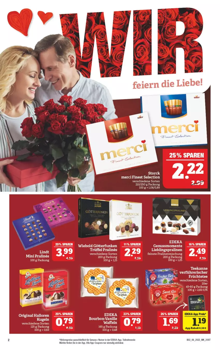 Aktueller Prospekt Marktkauf - Prospekt - von 06.02 bis 12.02.2022 - strona 42 - produkty: aktionspreis, bourbon, coupon, coupons, deka, eis, gin, Kugel, merci, nuss, pralinen, reis, storck, tee, teekanne, Ti, vanille