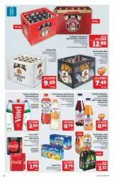 Gazetka promocyjna Marktkauf - Prospekt - Gazetka - ważna od 12.02 do 12.02.2022 - strona 24 - produkty: Alwa, beck's, bier, Cap, capri-sun, coca-cola, cola, deka, eis, erdinger, fanta, flasche, frucht, gerolsteine, gerolsteiner, hasseröder, limo, limonade, Lübzer, mineralwasser, natürliches mineralwasser, Paula, paulaner, reis, rhabarber, saft, schöfferhofer, schorle, steiner, Ti, vittel, wasser