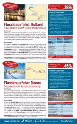 Gazetka promocyjna Rewe Reisen - Reiseprospekt - Gazetka - ważna od 27.05 do 27.05.2022 - strona 17 - produkty: auer, beleuchtung, bett, Betten, Brei, buch, deutschsprachige reiseleitung, dusche, eier, eis, elle, erde, fenster, flasche, getränk, getränke, grill, inklusivleistungen, kaffee, kreuzfahrten, Mode, Nordsee, obst, Persona, rama, reis, rel, rezept, rwe, sekt, snack, steak, tee, teller, Ti, uhr, usb, Weihnachtsbeleuchtung