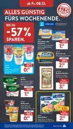 Gazetka promocyjna AldiSud - NÄCHSTE WOCHE - Gazetka - ważna od 09.12 do 09.12.2023 - strona 39 - produkty: activia, alle artikel ohne dekoration, apfel, Becher, butter, Butterschmalz, danone, dekoration, eis, flasche, froop, gin, je 250-g-packung, Käse, käsescheiben, kleid, Kleidung, mac, malz, maracuja, meggle, milch, milram, Müller, müllermilch, pfirsich, reis, salz, Schmalz, Streichzart, Ti, ZTE