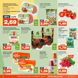 Gazetka promocyjna Real - Gazetka - ważna od 30.09 do 30.09.2023 - strona 2 - produkty: brot, burger, coupon, coupons, eis, florette, Innocent, LG, payback, pistazien, radieschen, reis, rind, rispentomaten, rügenwalder, rügenwalder mühle, salami, salat, salz, schinken, schinken spicker, smoothie, soja, Ti, tomate, tomaten, ZTE