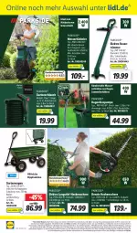 Gazetka promocyjna Lidl - Wochen-Highlights im Onlineshop - Gazetka - ważna od 14.05 do 14.05.2023 - strona 6 - produkty: angebot, angebote, Behälter, Brei, dell, eis, Elektro, elle, Garten, gartenschlauch, heckenschere, messer, Mode, ndk, Parkside, rasen, rasentrimmer, reis, rel, sac, Schal, Schale, Schere, schlauch, telefon, Ti, uhr, wasser, weck