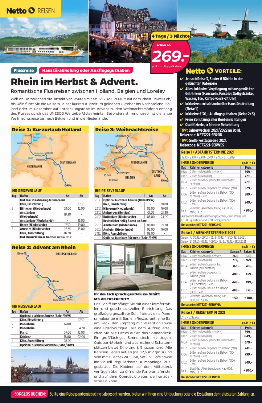 Aktueller Prospekt Netto - Netto-Reisen - von 09.08 bis 22.08.2021 - strona 3