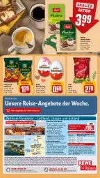 Gazetka promocyjna Rewe - Prospekte - Gazetka - ważna od 16.03 do 16.03.2024 - strona 13 - produkty: angebot, angebote, Bau, bohne, bohnen, bohnenkaffee, buch, chips, chipsfrisch, deutschsprachige reiseleitung, eis, elle, erde, funny-frisch, gemahlener bohnenkaffee, gin, inklusivleistungen, kaffee, Kinder, LG, lindor, lindt, melitta, milch, reis, ring, sofortrabatt, Ti, uhr