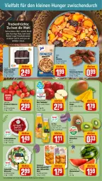 Gazetka promocyjna Rewe - Prospekte - Gazetka - ważna od 16.03 do 16.03.2024 - strona 6 - produkty: apfel, beere, beeren, Datteln, erdbeere, erdbeeren, erdnüsse, frucht, früchte, grana, granatapfel, granatapfelkerne, ice tea, kartoffel, kiwi, kuchen, leine, mango, melone, müsli, obst, Rana, rewe feine welt, rote tafeläpfel, salat, Schal, Schale, snack, tafeläpfel, Ti, Trockenfrüchte, wasser, wassermelone, zucker