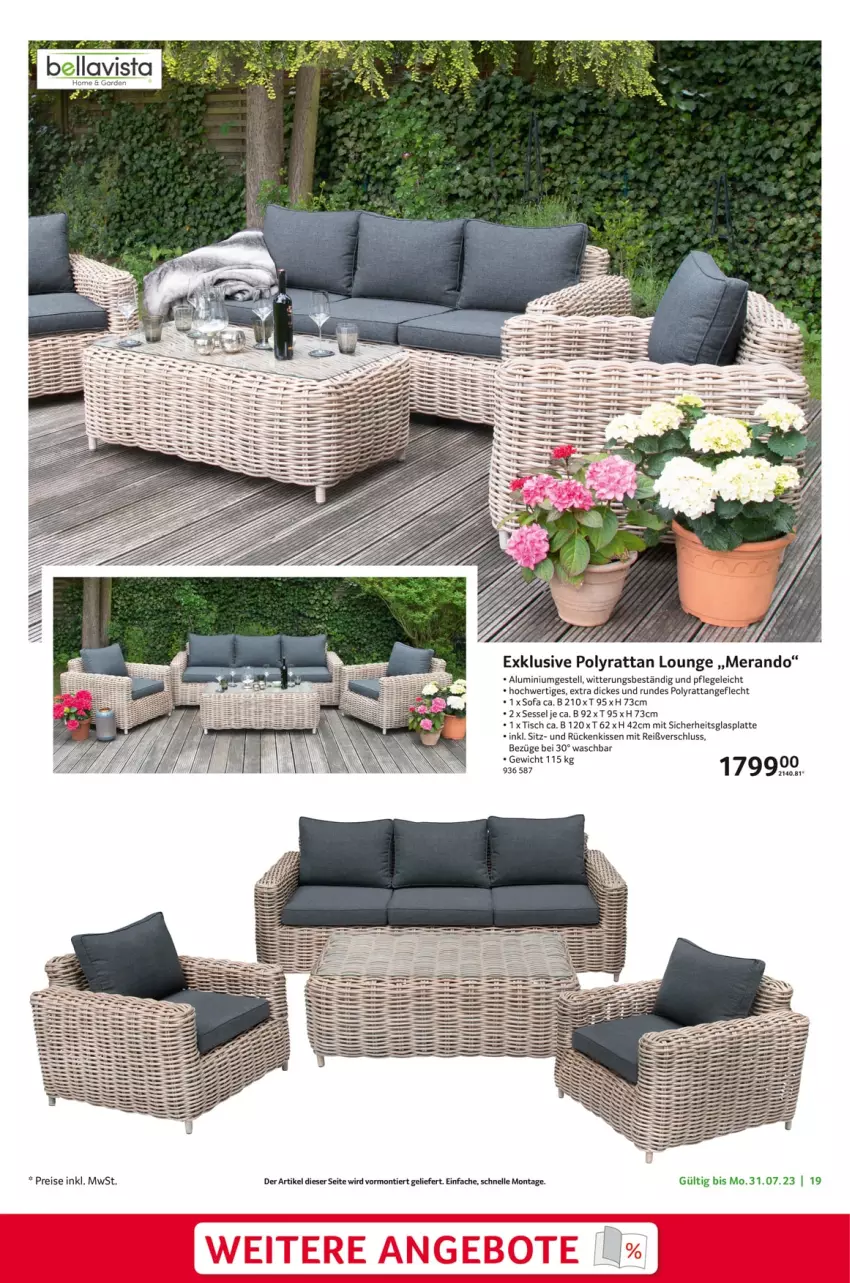 Aktueller Prospekt Selgros - Gartenexklusiv - von 09.03 bis 31.07.2023 - strona 19 - produkty: Bebe, eis, elle, glasplatte, latte, reis, tee, Ti, tisch