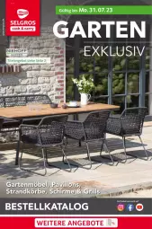 Gazetka promocyjna Selgros - Gartenexklusiv - Gazetka - ważna od 31.07 do 31.07.2023 - strona 1 - produkty: angebot, angebote, Garten, LG, ndk, schirme, Ti