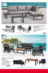 Gazetka promocyjna Selgros - Gartenexklusiv - Gazetka - ważna od 31.07 do 31.07.2023 - strona 12 - produkty: armlehnen, Bank, eis, elle, erde, Holz, HP, kissen, latte, reis, sessel, Ti, tisch, tischplatte, wasser