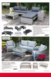 Gazetka promocyjna Selgros - Gartenexklusiv - Gazetka - ważna od 31.07 do 31.07.2023 - strona 18 - produkty: aluminiumgestell, eis, elle, ente, erde, glasplatte, kissen, latte, leine, reis, Rückenkissen, rückenlehne, sessel, Sofa, Ti, tisch
