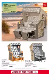 Gazetka promocyjna Selgros - Gartenexklusiv - Gazetka - ważna od 31.07 do 31.07.2023 - strona 21 - produkty: Bistrotisch, braun, Brei, dell, eis, elle, erde, kissen, kleid, Kleidung, korb, kunststoffgeflecht, Liege, Mode, natur, ndk, Nordsee, reis, strandkorb, Ti, tisch