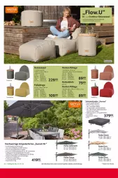Gazetka promocyjna Selgros - Gartenexklusiv - Gazetka - ważna od 31.07 do 31.07.2023 - strona 24 - produkty: ampelschirm, eis, elle, ente, erde, hocker, Holz, latte, mint, olive, reis, rel, relaxsessel, schirme, schirmständer, schutzhülle, sessel, tablet, tablett, teller, Ti, wasser