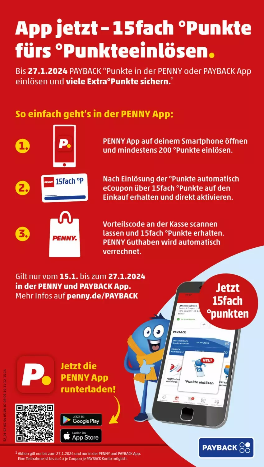 Aktueller Prospekt Penny - Prospekte - von 15.01 bis 20.01.2024 - strona 32 - produkty: auto, coupon, payback, smartphone, Ti, tisch