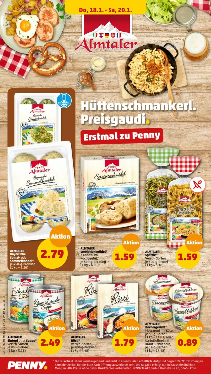 Aktueller Prospekt Penny - Prospekte - von 15.01 bis 20.01.2024 - strona 34 - produkty: Becher, Brei, eis, LG, reis, suppe, Ti, ZTE