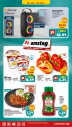 Gazetka promocyjna Penny - Prospekte - Gazetka - ważna od 20.01 do 20.01.2024 - strona 23 - produkty: akku, Becher, braten, eis, flasche, fleisch, hackfleisch, joghur, joghurt, ketchup, kraft, microsd, Mp3, paprika, regal, rind, sahne, sahne joghurt, schwein, tomate, tomaten, usb, wein, zott